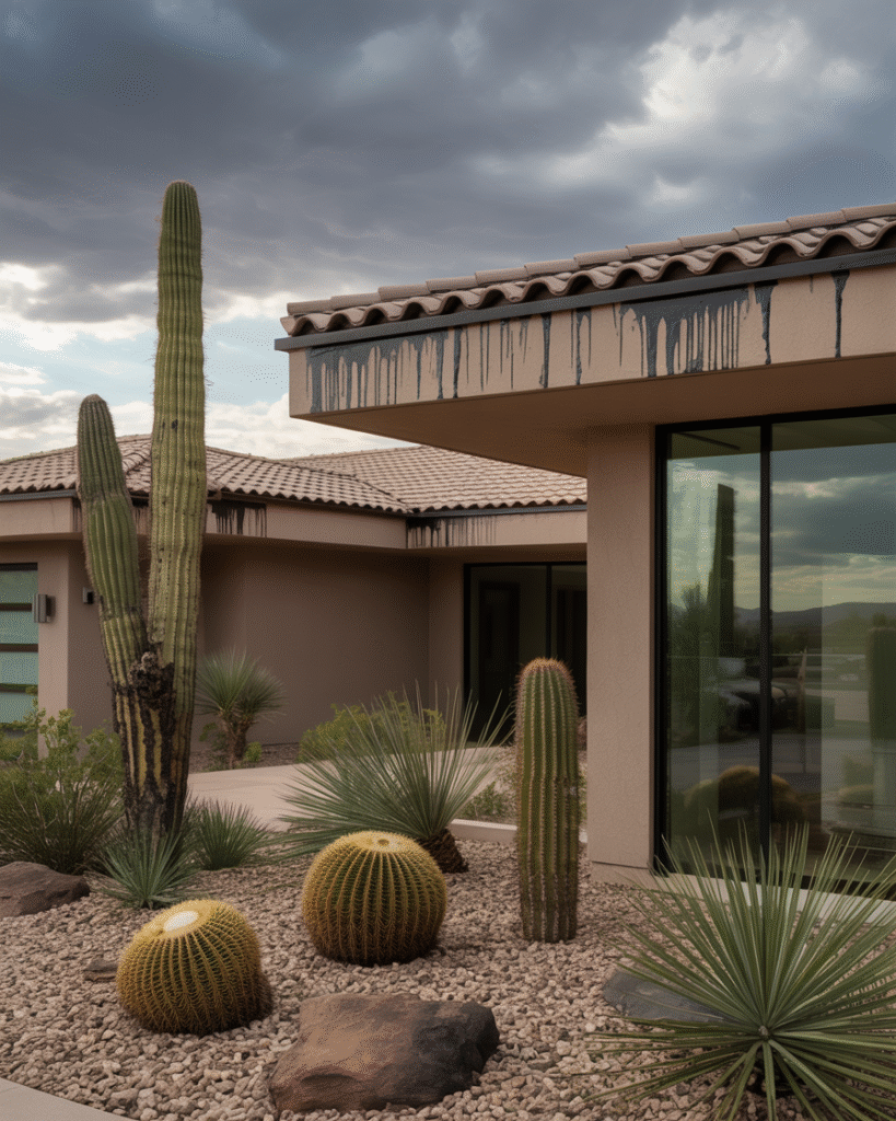 Scottsdale home roof water leak damage near ceiling